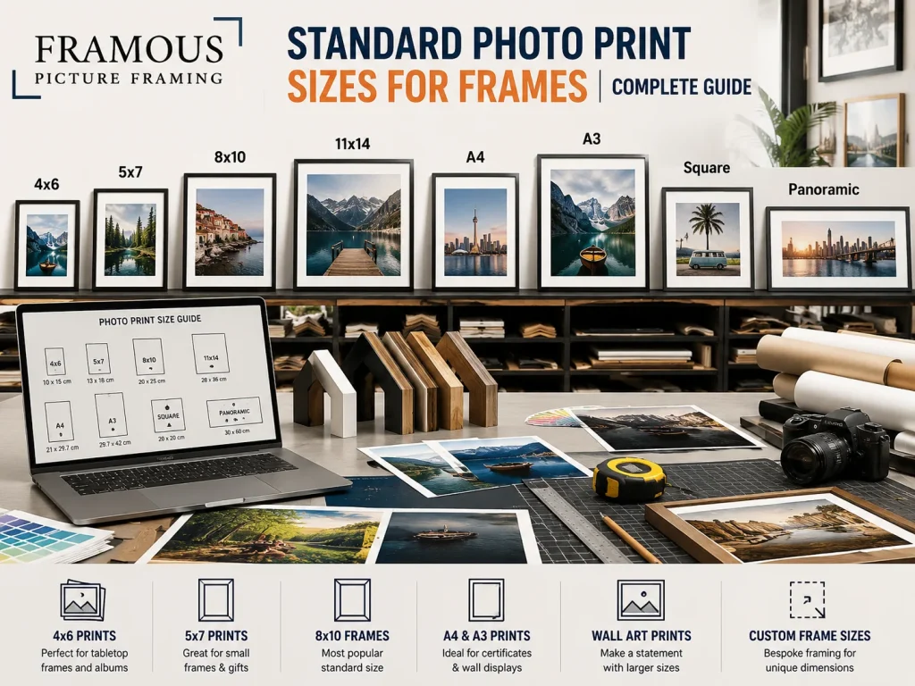 Standard Photo Print Sizes for Frames: The Complete Guide 1 Standard Photo Print Sizes for Frames