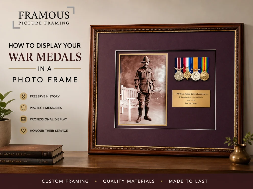 military medal frame